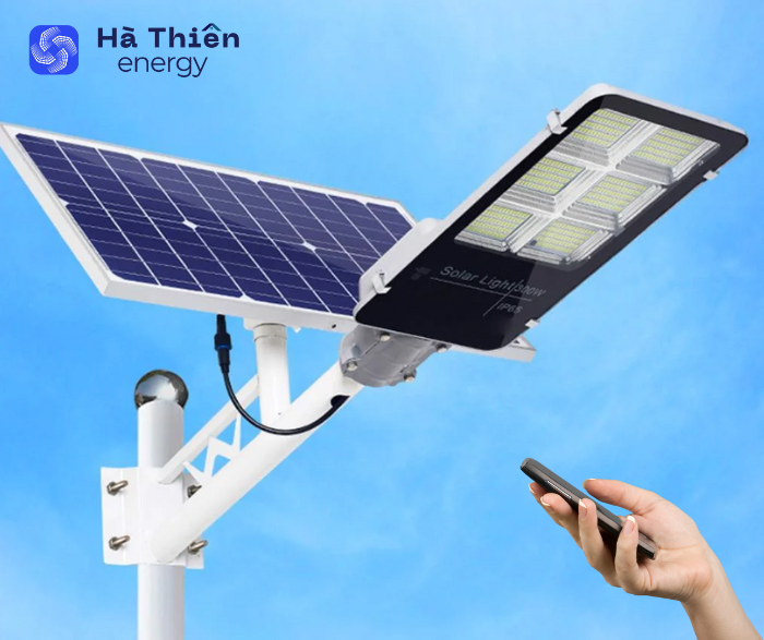 Điều khiển đèn năng lượng mặt trời bằng điện thoại